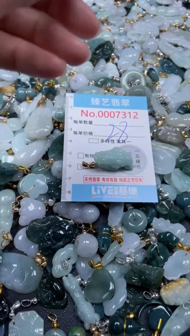 颈饰未镶嵌翡翠7312