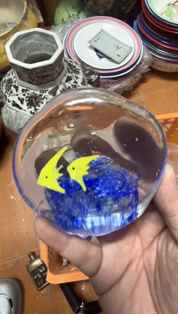 手工艺品琉璃江*摆件