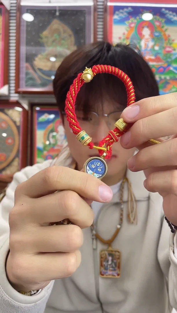 吊坠纯手绘唐卡（非质量问题不退不换）不动老师