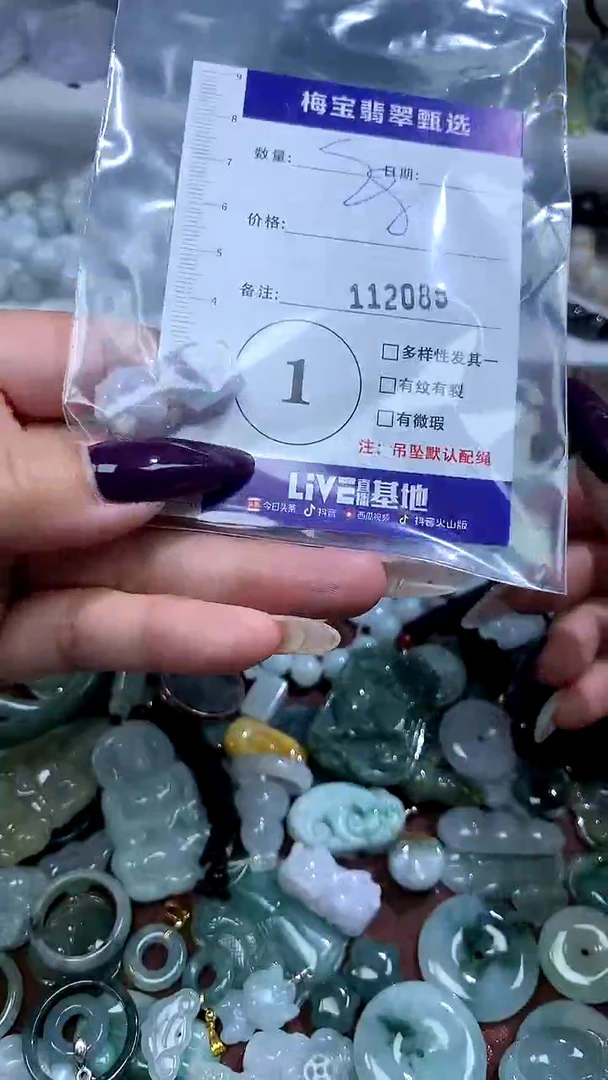 吊坠(不含链)未镶嵌翡翠1