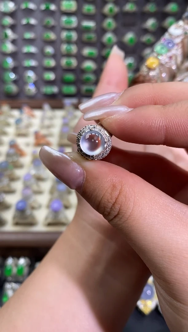 未镶嵌戒指翡翠天然缅甸A货翡翠未镶嵌 粉丝福利