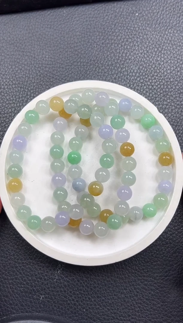 未镶嵌手串翡翠多宝手串（卡8）