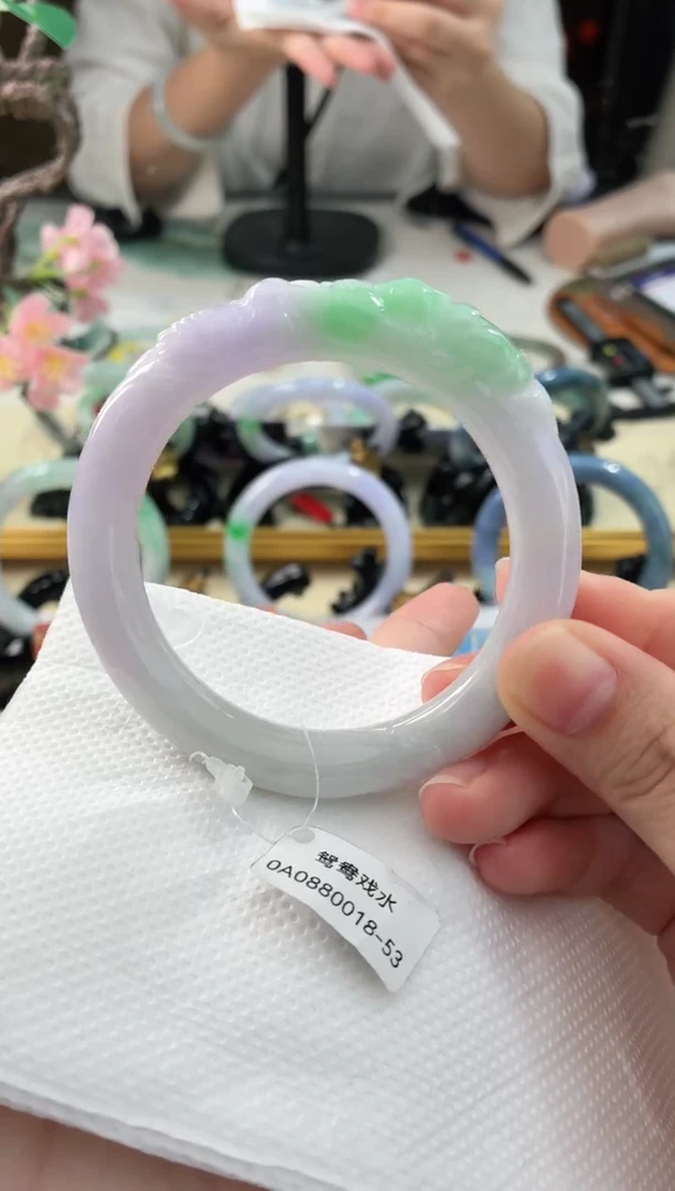 未镶嵌手镯翡翠23  翡翠手镯 54