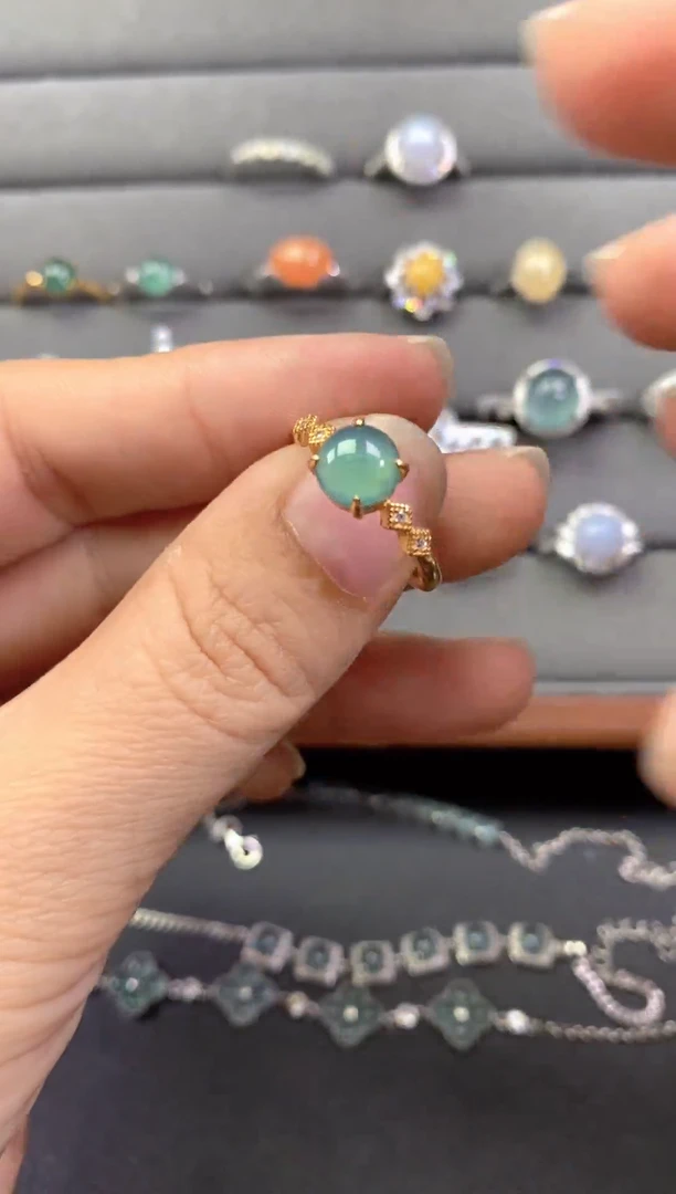 未镶嵌戒指翡翠天然A货翡翠