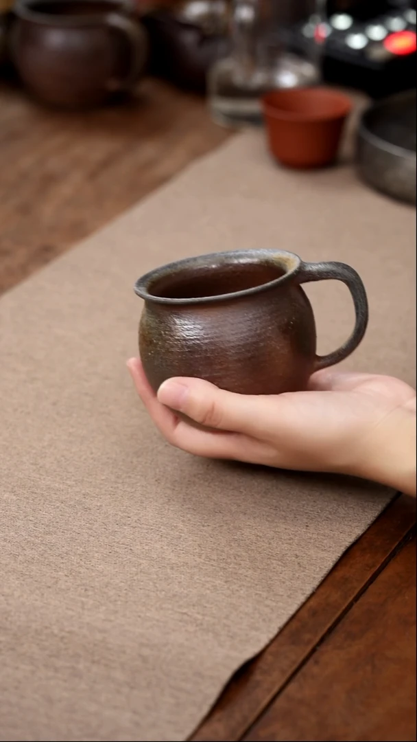 茶壶紫砂柴烧将军杯200cc