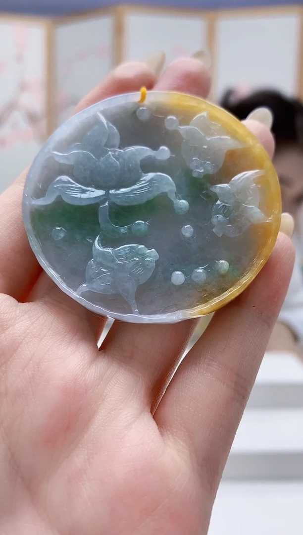 未镶嵌定制翡翠3099jw-毛货挂件51