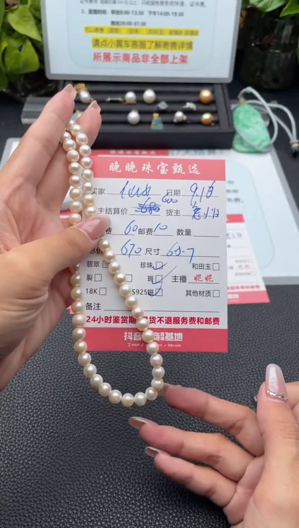 颈饰银S925镶嵌海水珍珠仙****.项链