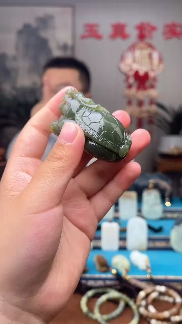 和田玉未镶嵌挂件1