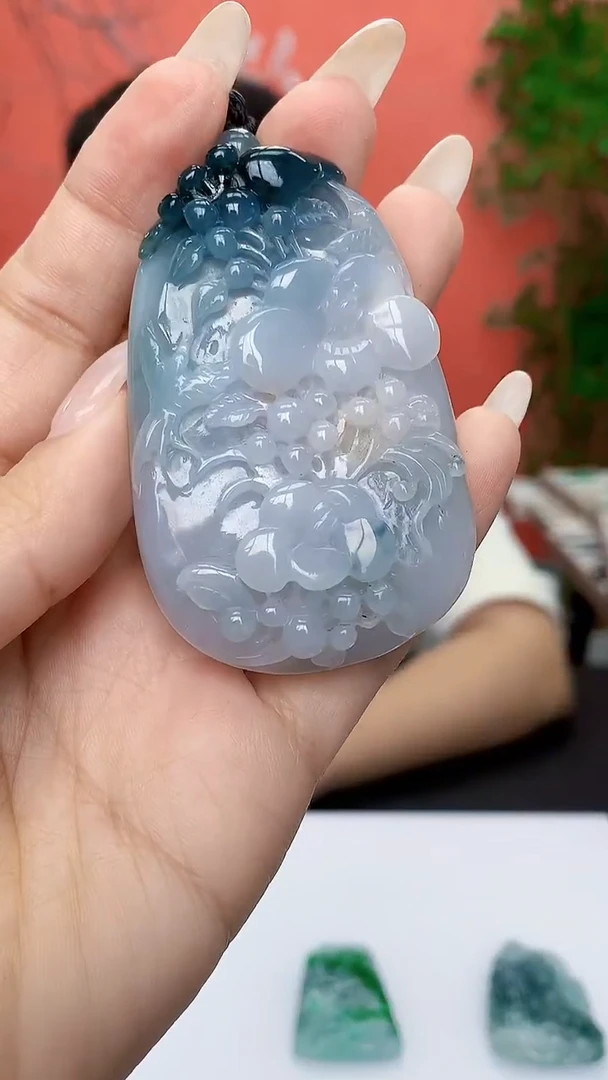 未镶嵌定制翡翠4917ty-毛货挂件27