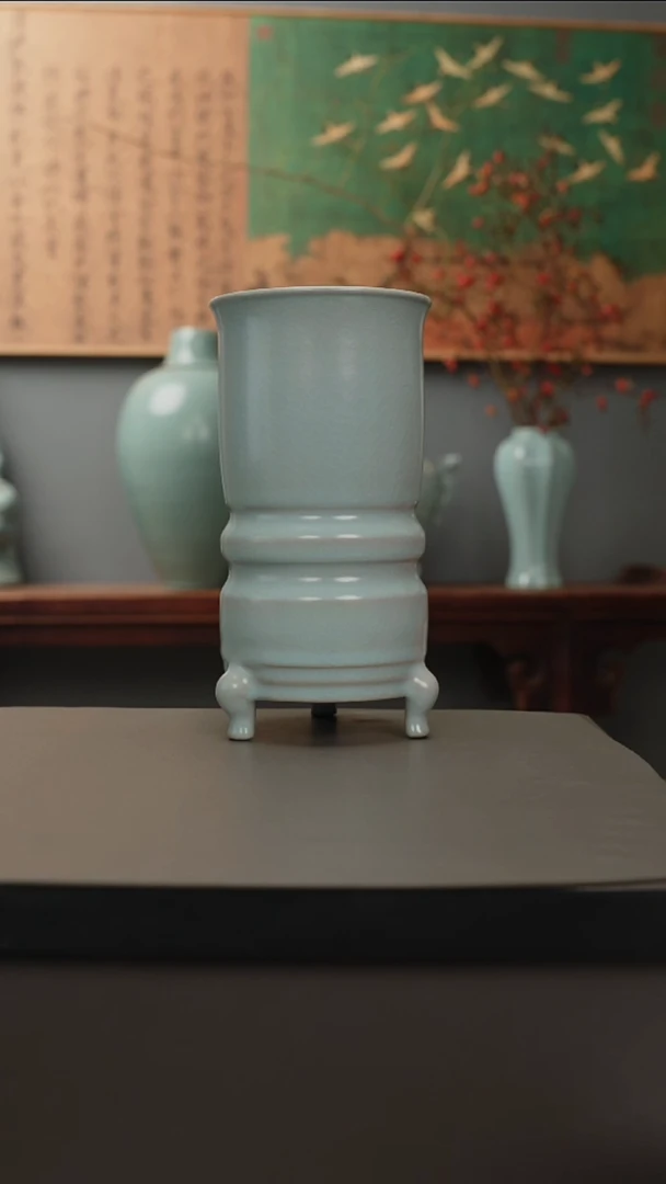 原产地原矿   三足杯