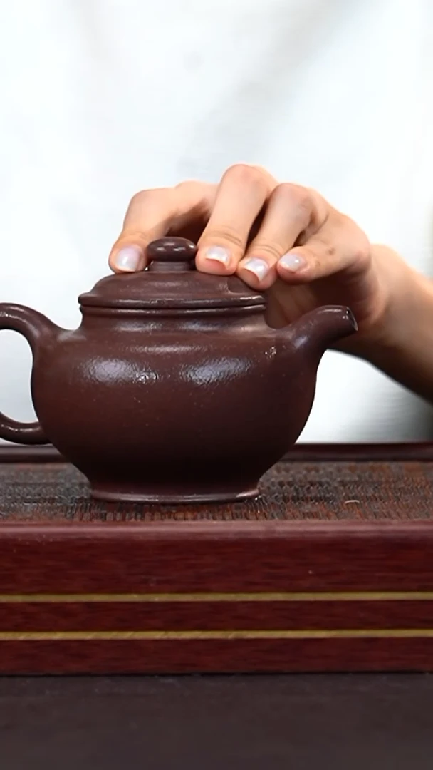 茶壶紫砂CZP粗砂紫玉掇只260CC