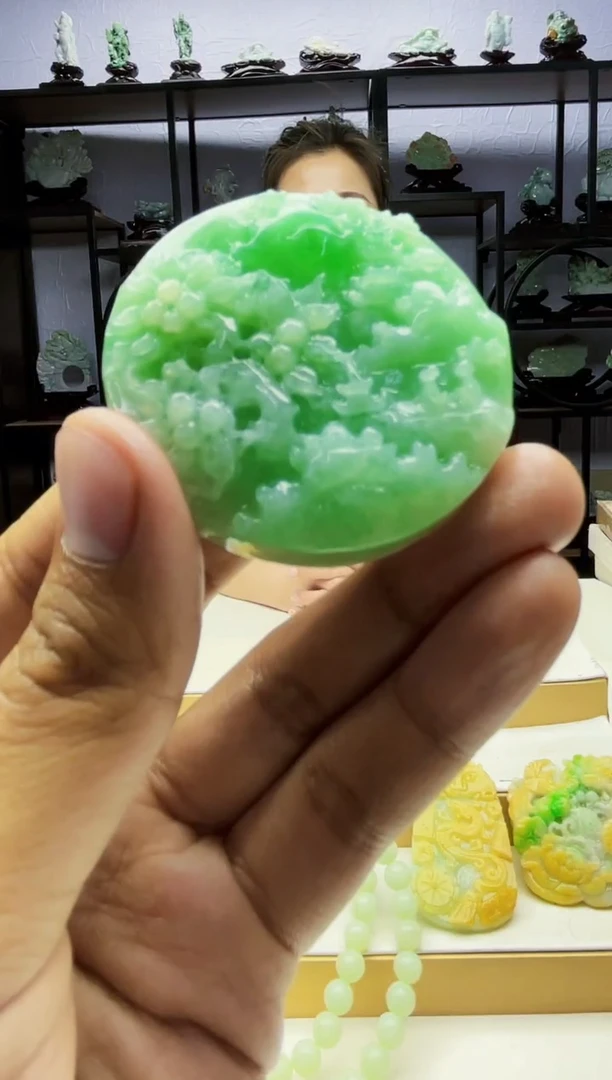 【闪购商品】定制翡翠未镶嵌毛货02220040