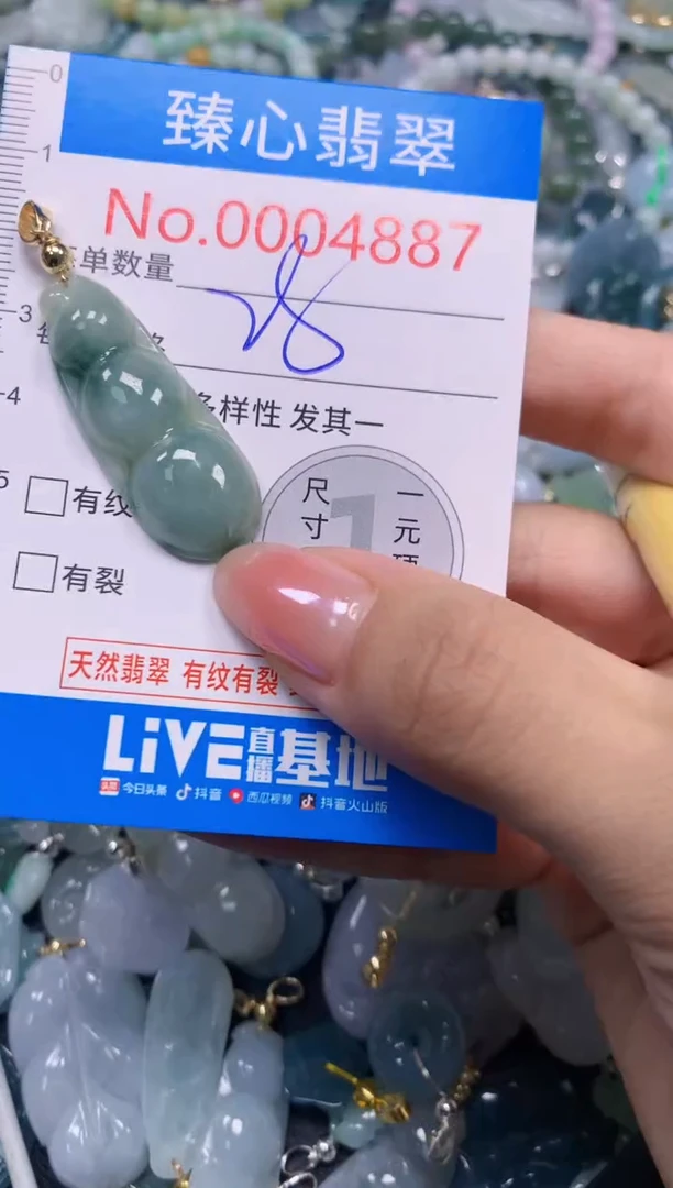 吊坠(不含链)未镶嵌翡翠4887