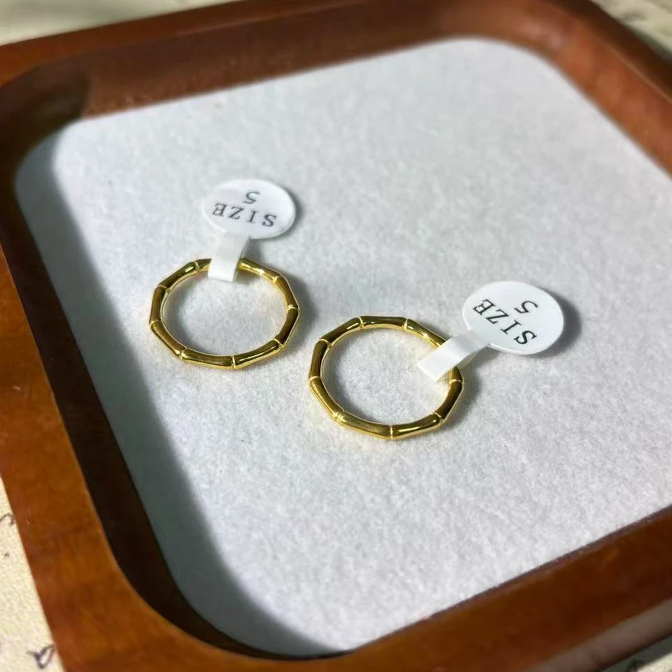 钛钢戒指 钛钢竹指节戒指*（多样性发一件）