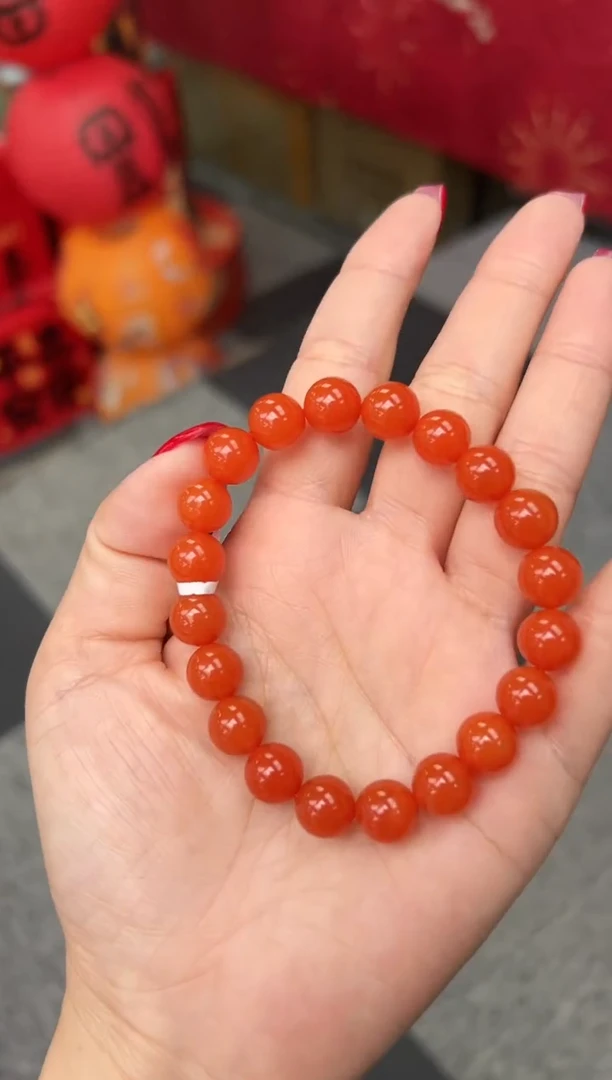 【闪购商品】南红玛瑙珠串未镶嵌多样发其一/9/HS9992269
