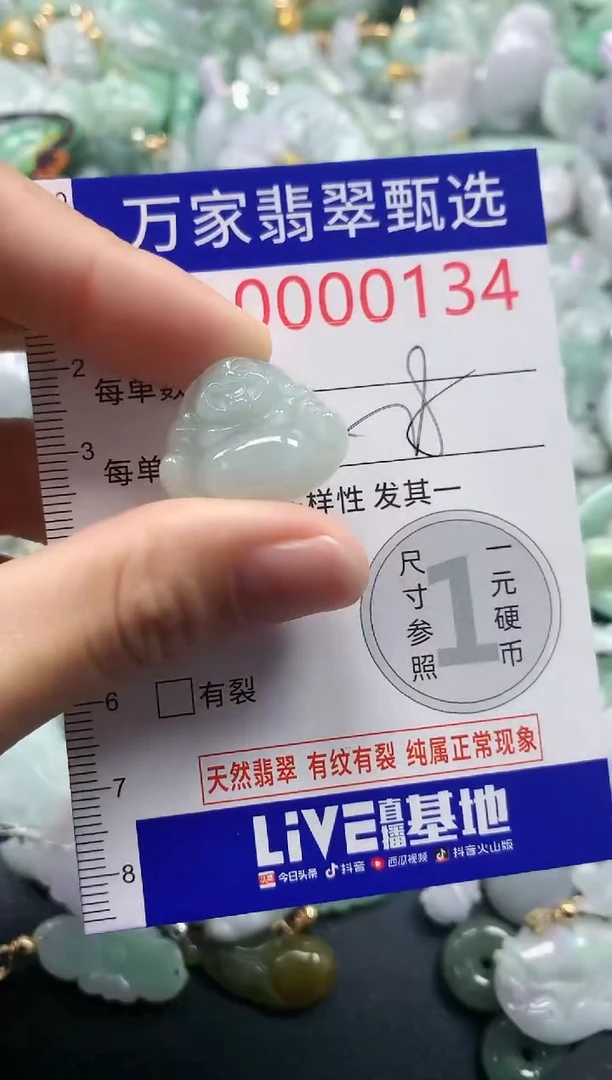 吊坠(不含链)未镶嵌翡翠0134