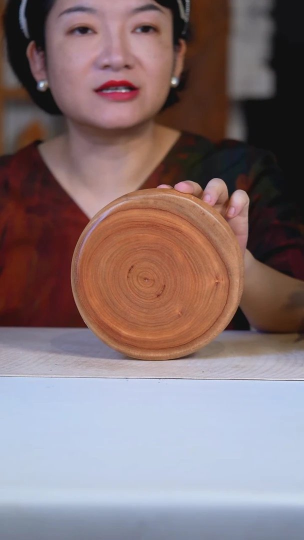 香樟木三足壶承7533