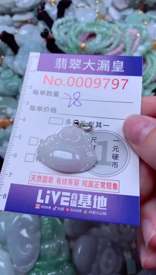 吊坠(不含链)未镶嵌翡翠9797