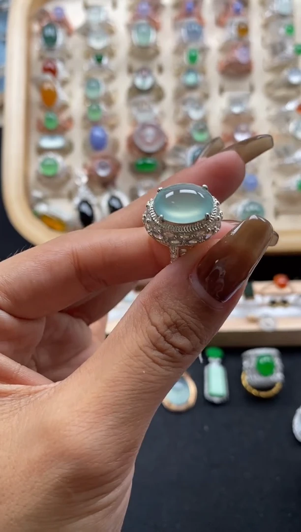 未镶嵌戒指翡翠缅甸天然a货翡翠