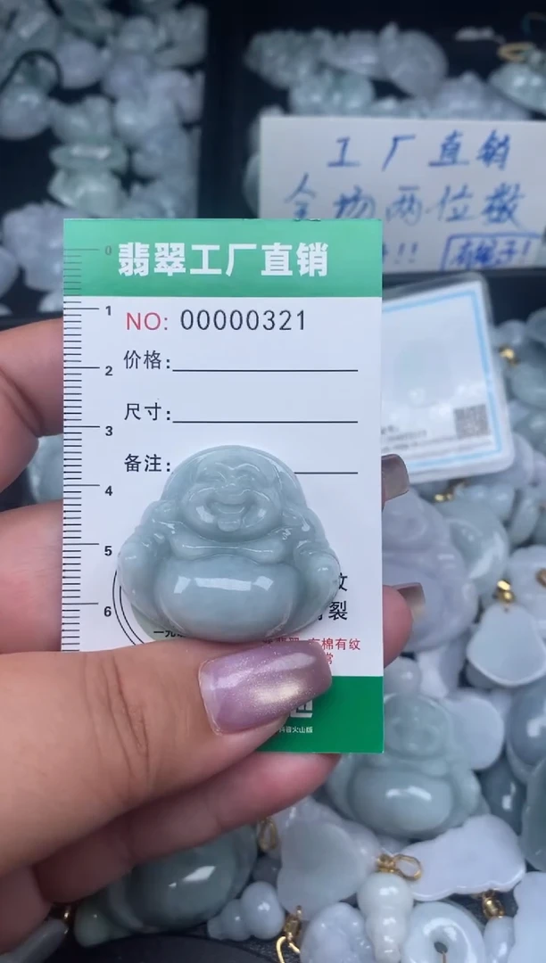 翡翠未镶嵌颈饰天然A货翡翠0321