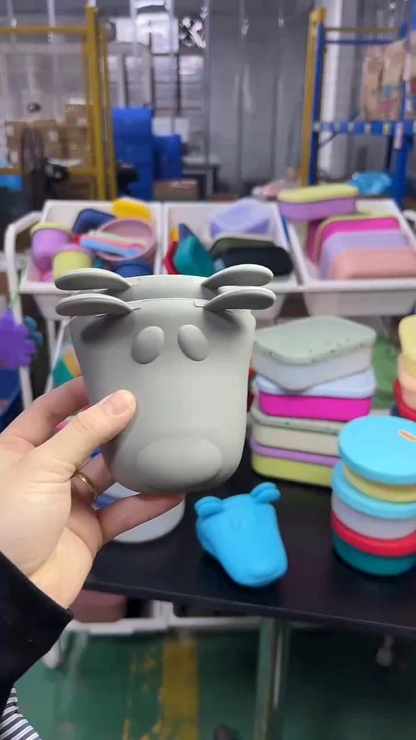 硅胶灰1-狗头手夹(双)