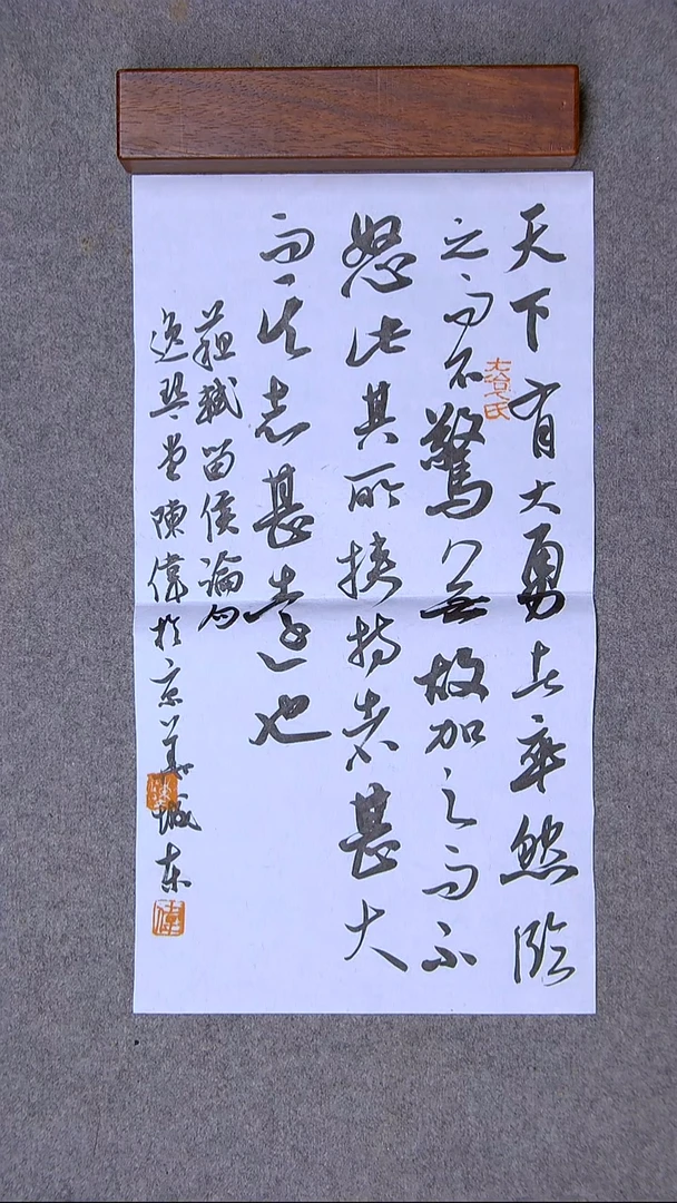 书法陈伟  湖北 49*28尺寸