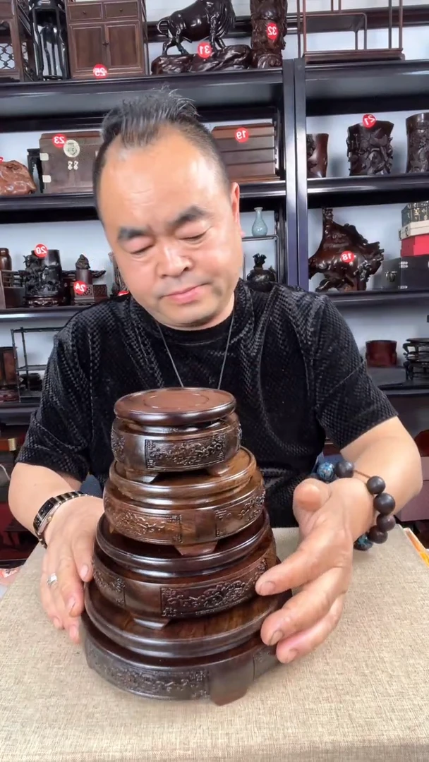 木电脑一套老李红木工艺品