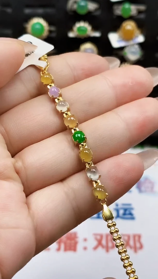银S925镶嵌戒指翡翠0532
