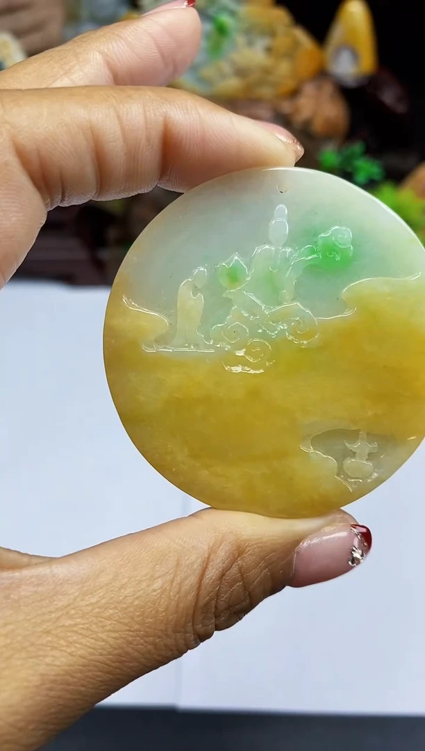 【闪购商品】翡翠颈饰未镶嵌翡翠A货