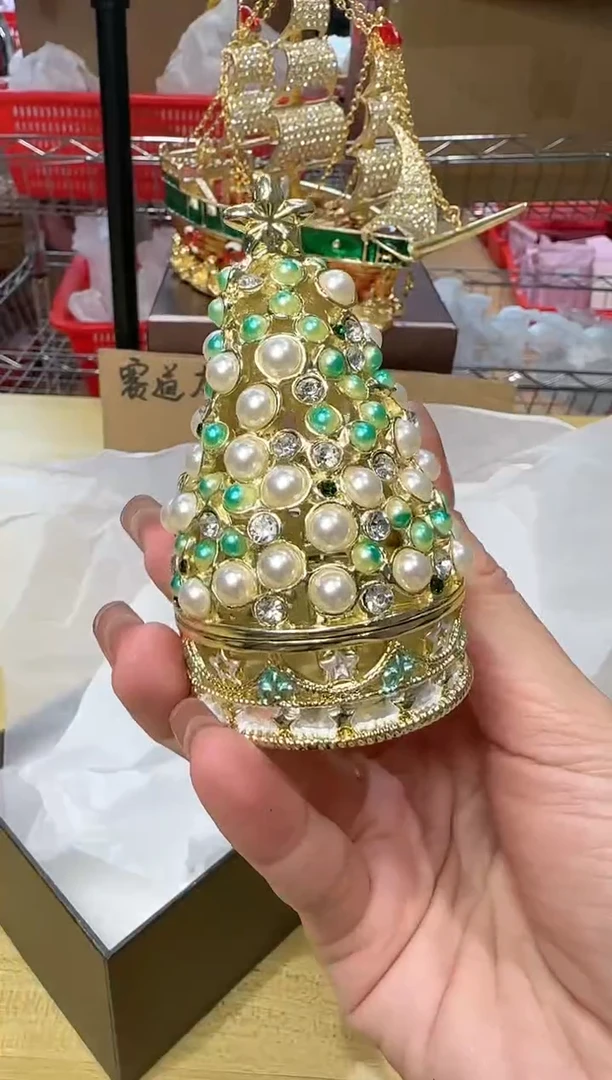 【闪购商品】茶宠珐琅首饰盒摆件AD101