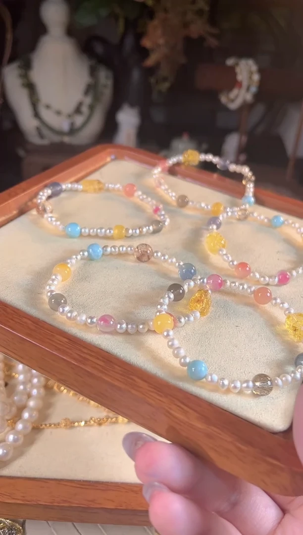 【闪购商品】淡水珍珠手链未镶嵌多样性发货其一