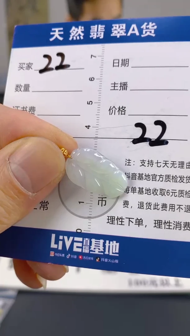 【闪购商品】翡翠颈饰18K金镶嵌天然A货翡翠