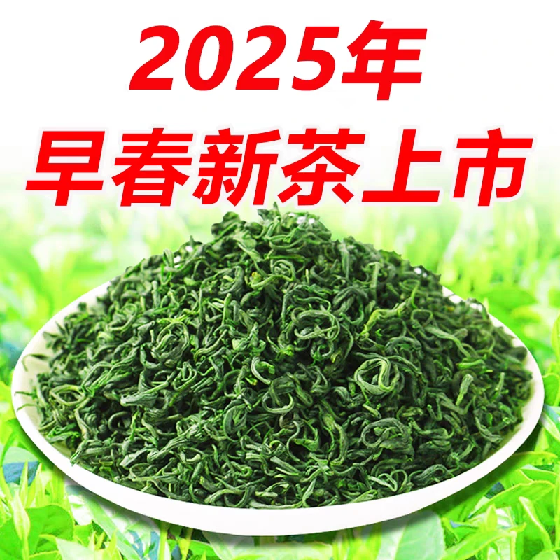绿茶2025年新茶贵州高山云雾茶叶明前毛尖浓香耐泡型春茶特级500g