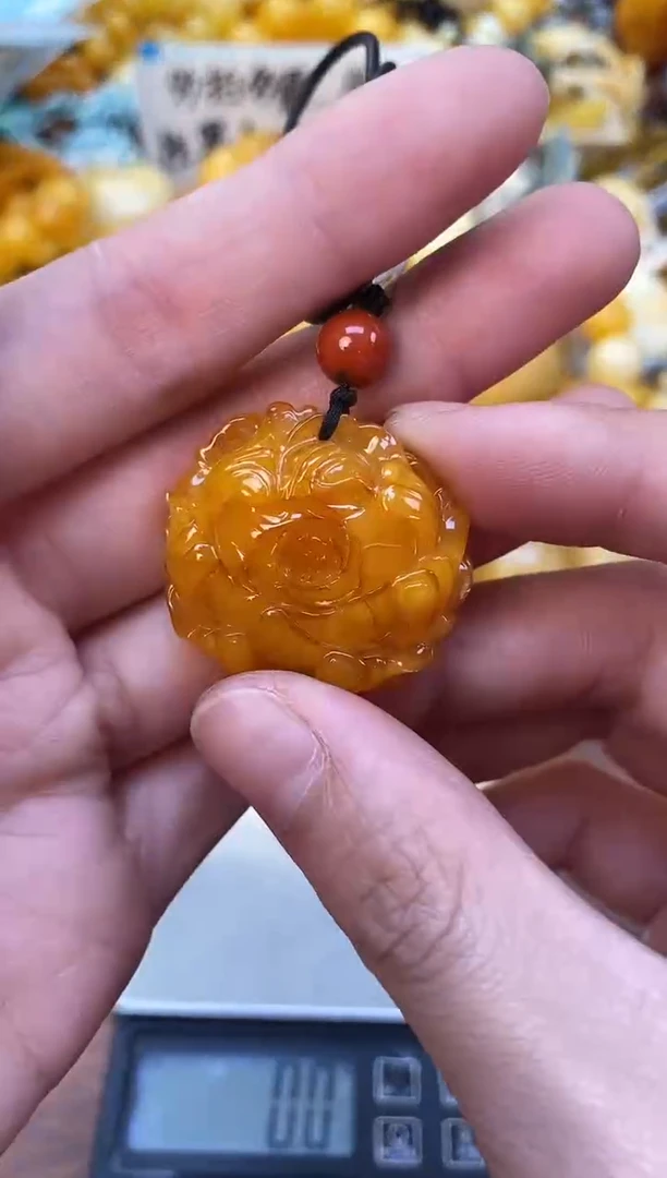 裸石琥珀未镶嵌天然琥珀蜜蜡