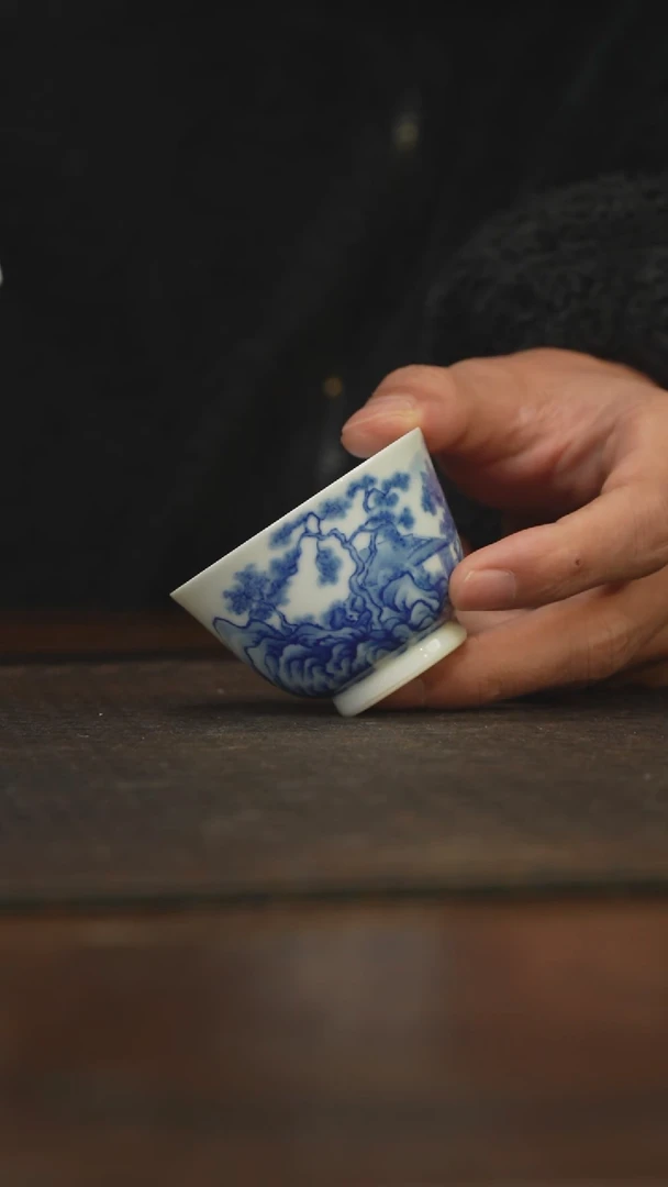瓷片柴窑青花破价福利
