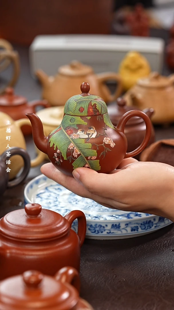 茶壶紫砂大***突宜兴原矿高端紫砂