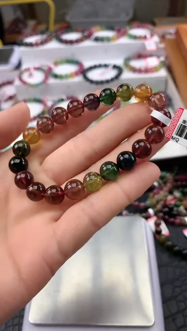 【闪购商品】碧玺手串未镶嵌多样性发一条