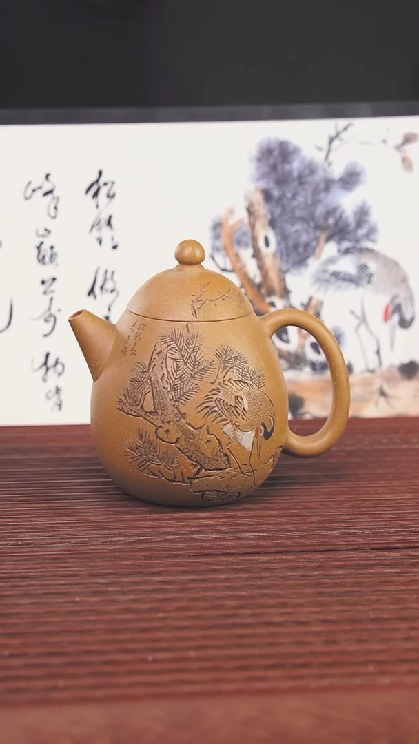 茶壶紫砂160cc顾氏手工紫砂壶