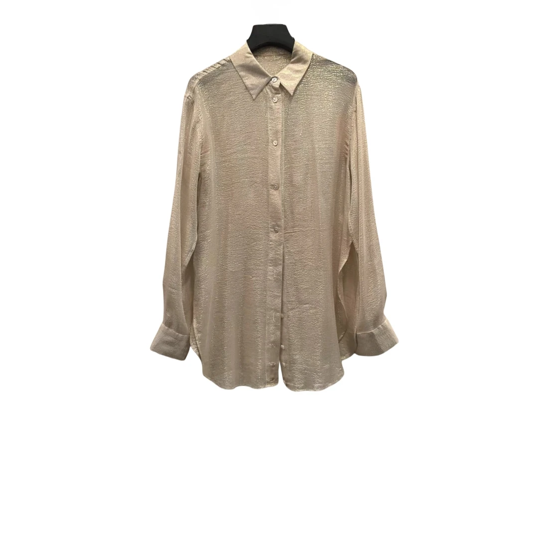 【2】SS姗姗 时尚气质显瘦百搭桑蚕丝衬衫 70761570*53