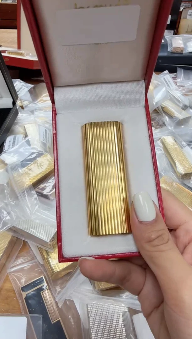 纯铜29  k家金色竖条 带盒