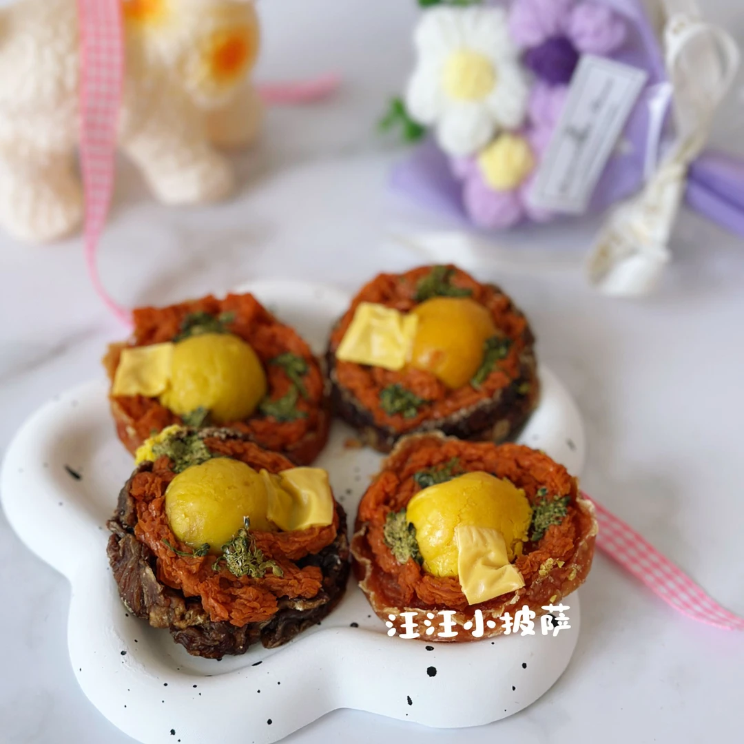 香烘手工宠物零食宠物小披萨鸡鸭肉