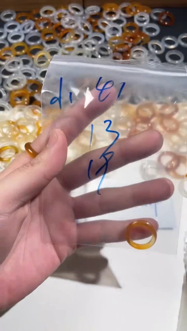 【闪购商品】玛瑙/玉髓戒指未镶嵌41