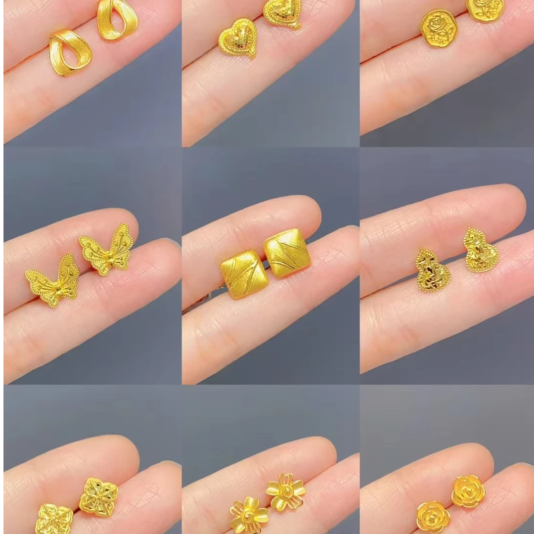 【今玉福】足金999时尚经典国风精致款耳钉集合