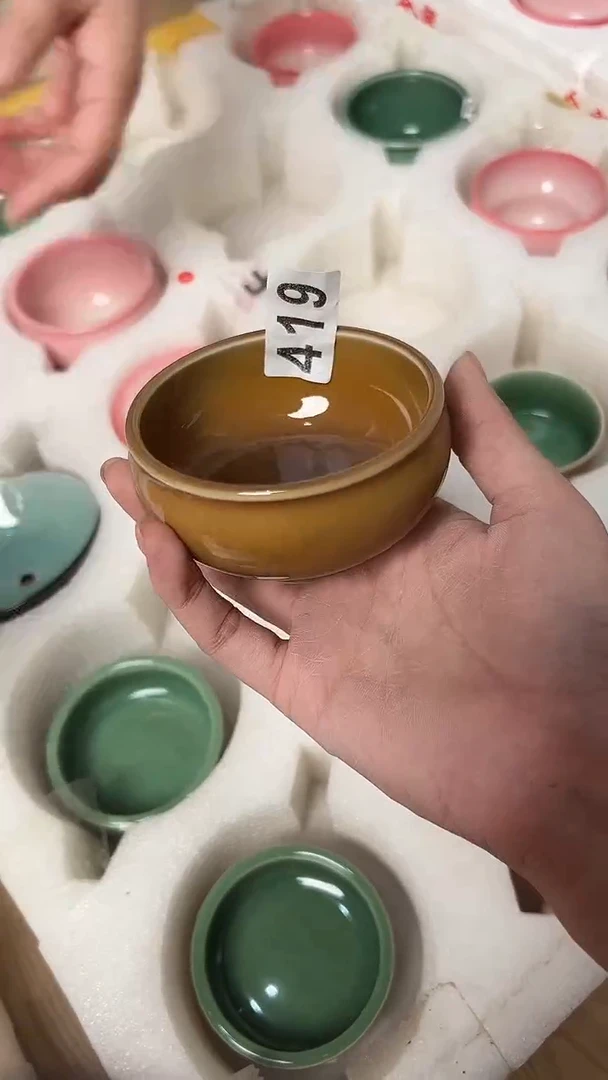 龙泉云间青瓷小米茶器