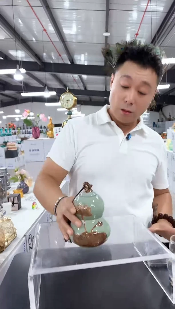 葫芦茶叶罐一个双层