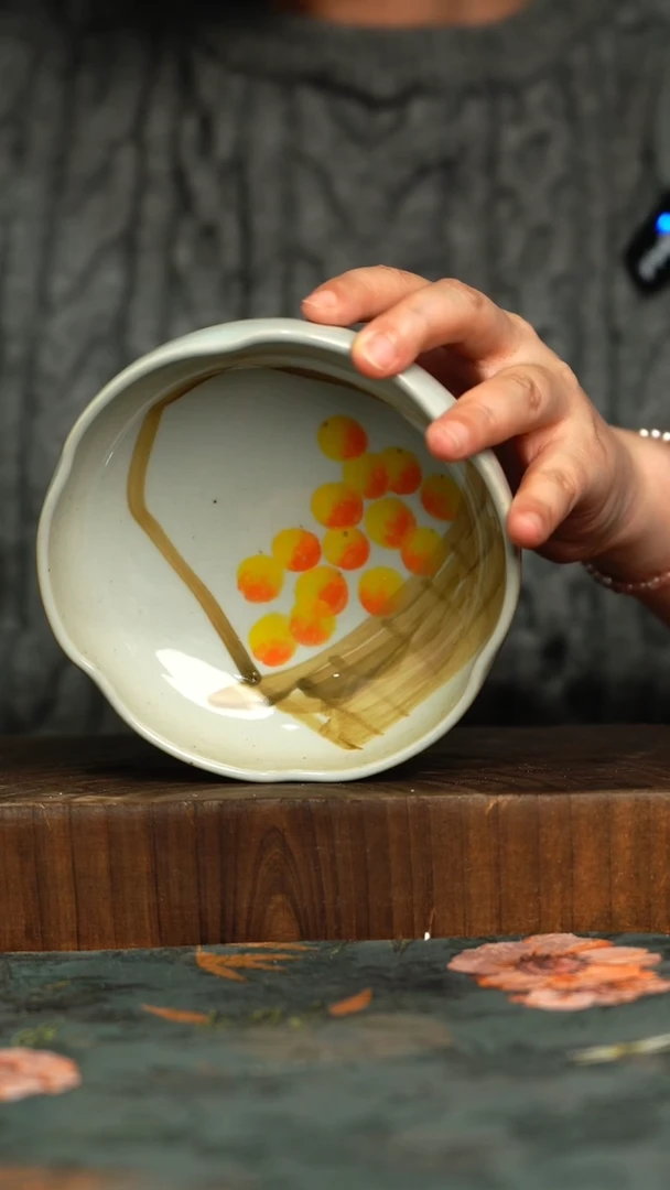 杯釉下彩手工手绘同款陶器