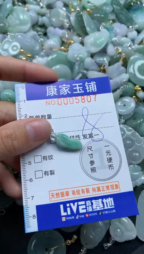 颈饰未镶嵌翡翠5807