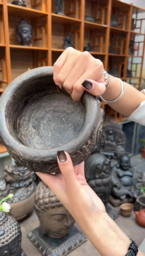 陶土【火山泥】聚宝盆