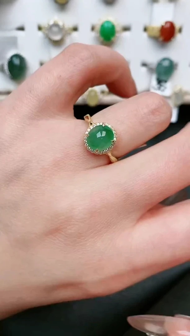 【闪购商品】翡翠戒指银S925镶嵌.....