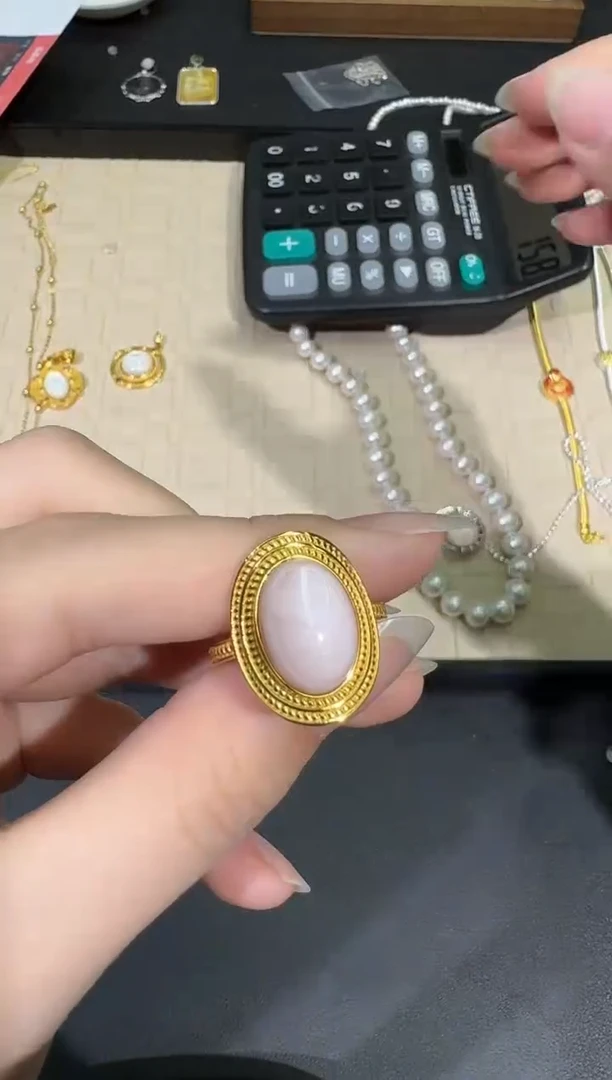 【闪购商品】贝壳（贝母）戒指银S925镶嵌X0209-77-29